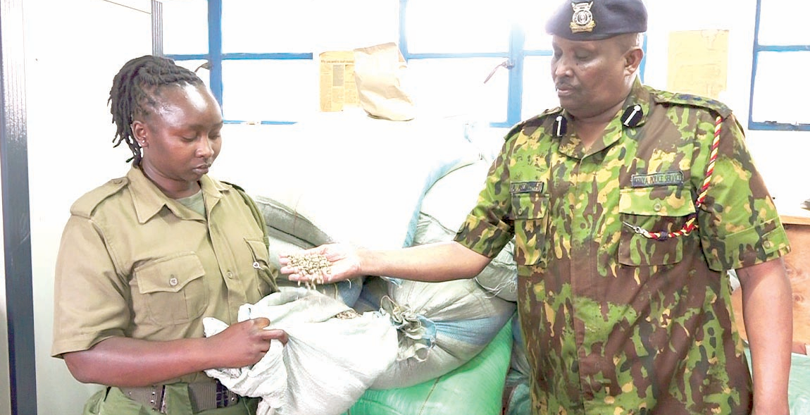 Police recover stolen coffee worth Sh2m