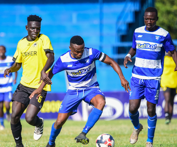 AFC Leopards' Cliftone Miheso in action against Tusker. PHOTO/AFC Leopards/Facebook