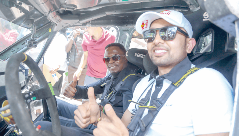 Karan Patel ready for the Safari Rally Challenge