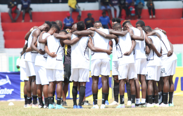 Tusker in a training session before a match against Kakamega Homeboyz. PHOTO/Tusker/Facebook