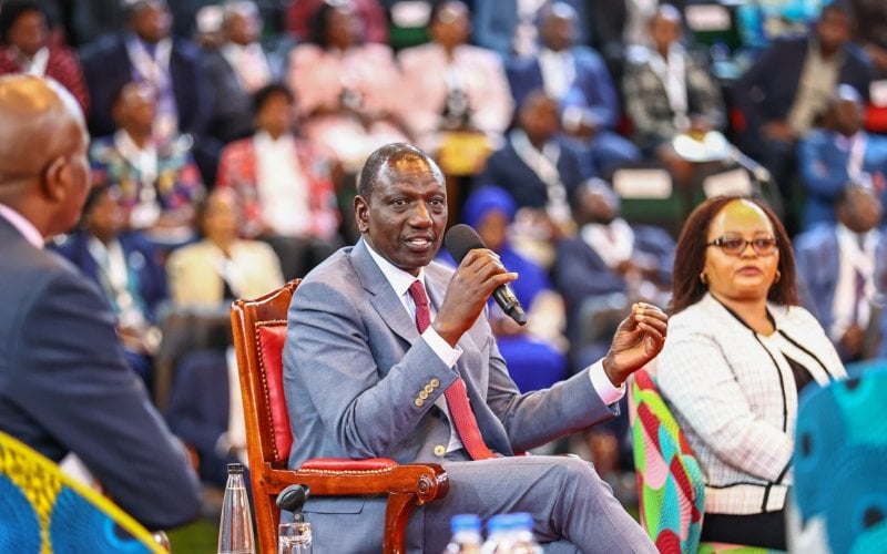 President William Ruto during the closing ceremony of the Wage Bill Conference. PHOTO/PSC