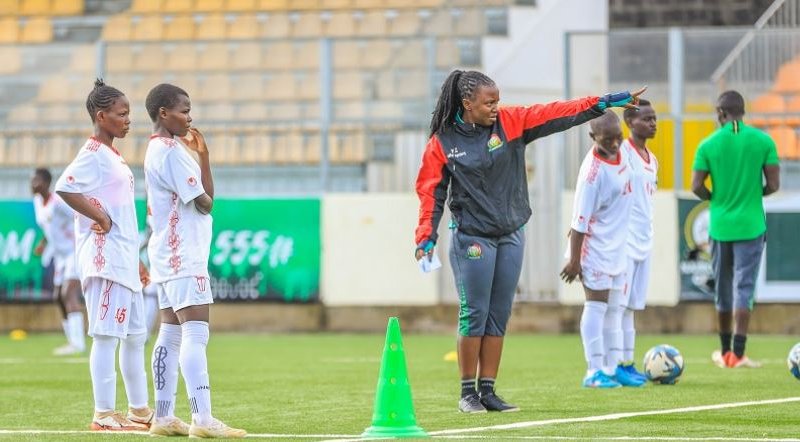 Junior Starlets Head Coach Mildred Cheche. PHOTO/FKF