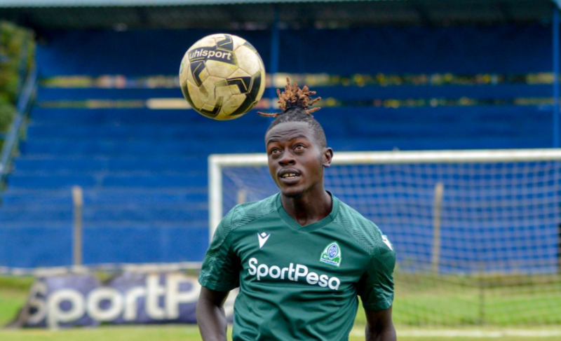 Gor Mahia's Levin Odhiambo in training. PHOTO/Gor Mahia/X