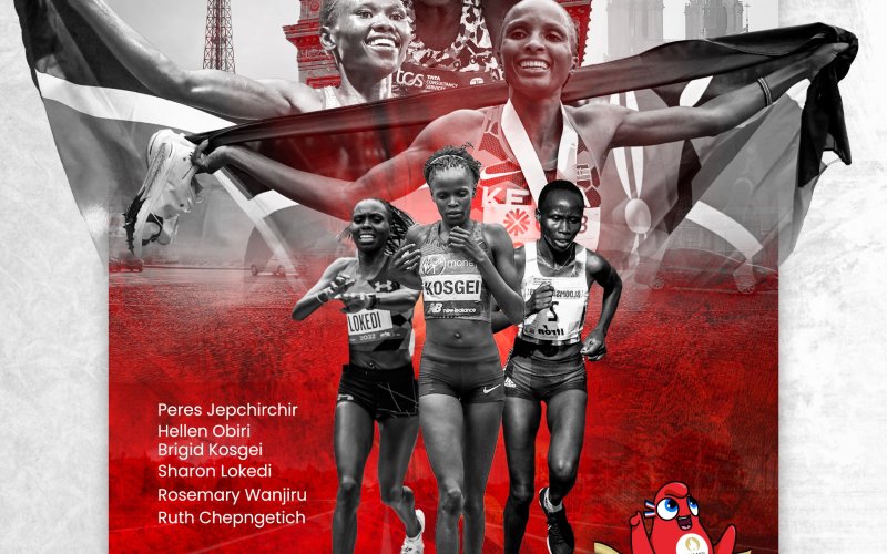 Women's team for Paris 2024 Olympic Games. PHOTO/(@OlympicsKe)/X