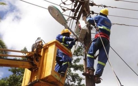 Kenya Power workers. PHOTO/Kenya Power