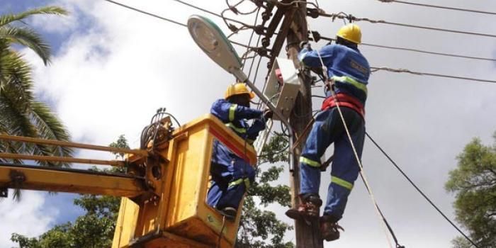 Kenya Power workers. PHOTO/Kenya Power