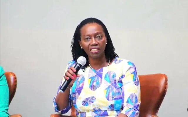 Narc Kenya Party Leader Martha Karua speaking at a past event. PHOTO/@MarthaKarua/X