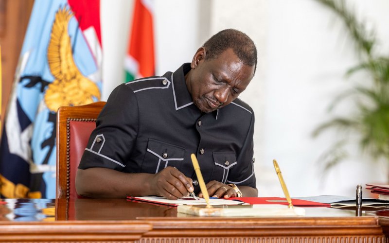 President William Ruto signs into law the Statute Law (Miscellaneous Amendments) Bill, 2024.