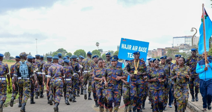 The Kenya Defence Forces (KDF) in a past function. PHOTO/(@kdfinfo)/X