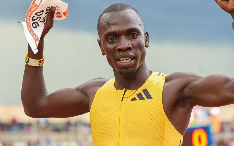 Kenya's Emmanuel Wanyonyi. PHOTO/World Athletics