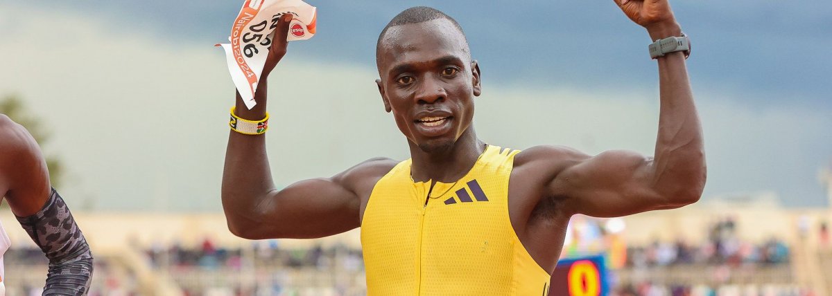 Kenya's Emmanuel Wanyonyi. PHOTO/World Athletics