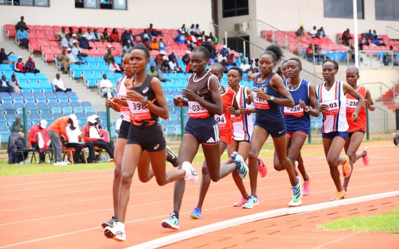 Women action from the Athletics Kenya National Championships. PHOTO/@athletics_kenya/X