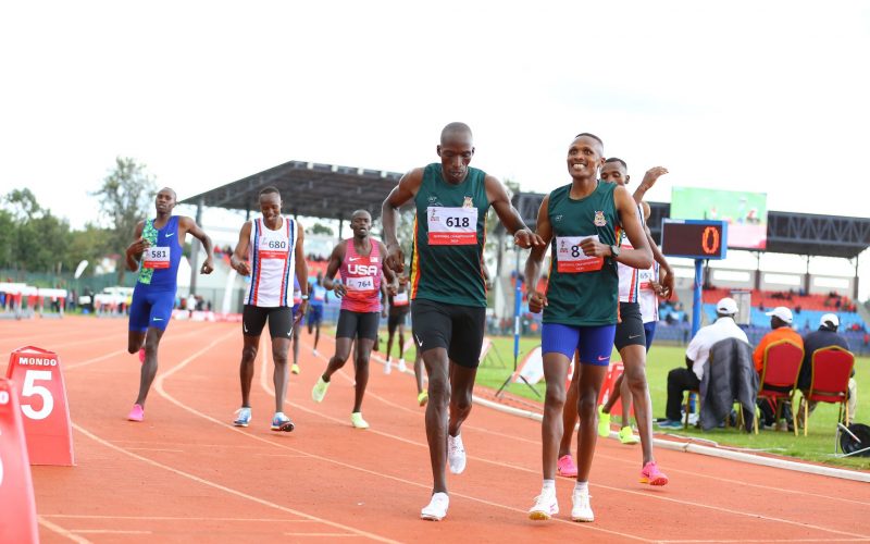 Action from the AK National Championships. PHOTO/athletics_Kenya/X