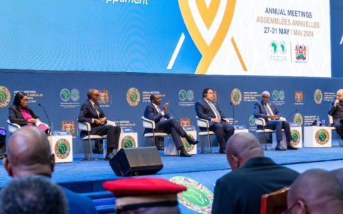 President William Ruto during the opening of the African Development Bank Annual Meetings in Nairobi on Wednesday, May 29, 2024. PHOTO/@WilliamsRuto/X