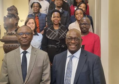 Manoah Esipisu during his farewell at No. 45 Portland Place London. PHOTO/@MEsipisu/X