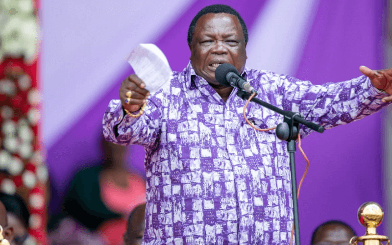 Central Organization of Trade Unions (COTU)  Secretary General Francis Atwoli during a past Labour Day celeration. PHOTO/COTU-K Website