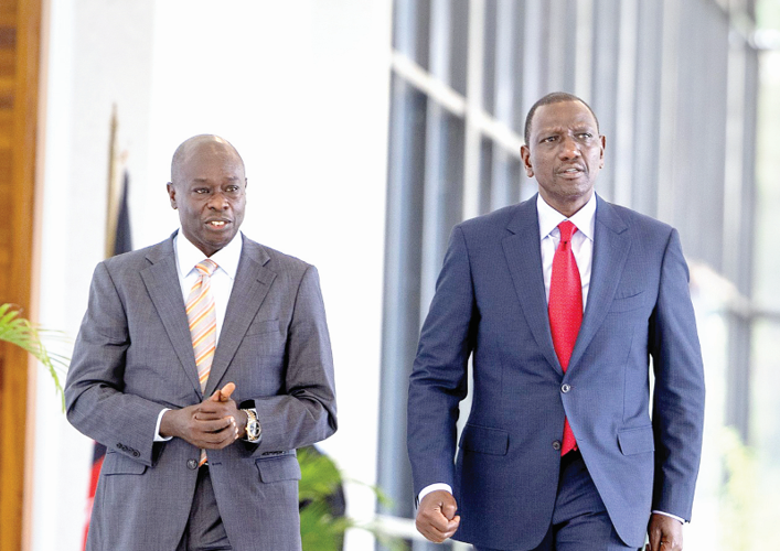 President William Ruto and Deputy President Rigathi Gachagua
