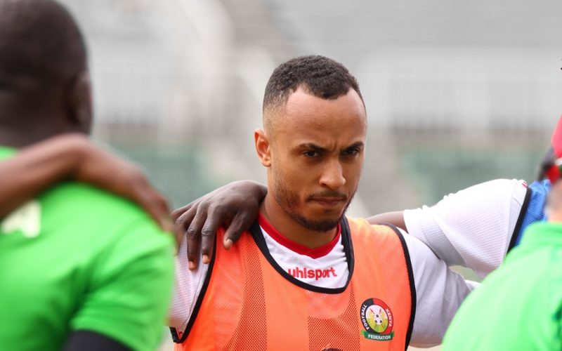 Tobias Knost in Harambee Stars camp. PHOTO/FKF