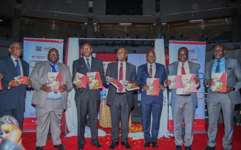 different leaders during the launch of Economic Survey Report on Monday May 20, 2024. PHOTO/@KNBStats/X