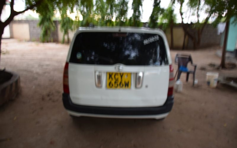 The vehicle alleged to be used by the Bulla Mzuri chief to collect bribes. PHOTO/@EACCKenya/X