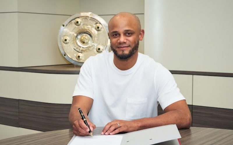 Kompany signing for Bayern. PHOTO/FabrizioRomano/X