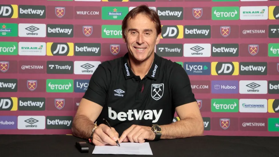 West Ham appoint Julen Lopetegui as Moyes' replacement