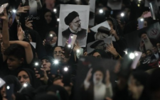 Mourners gather in Tehran to mourn the passing of President Raisi of Iran. PHOTO/ AP