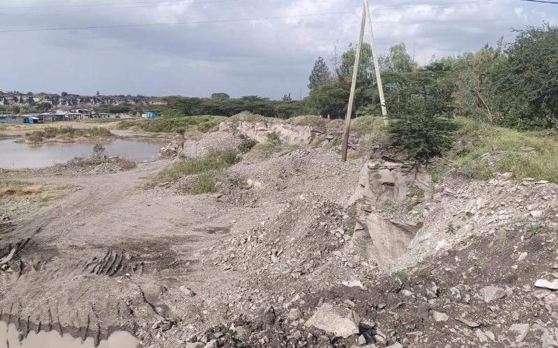 The mines have totally cut public roads in the area halting transport.  PHOTO/Christine Musa