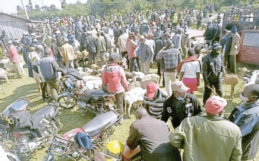 Traders demand reconstruction of Chebunyo market