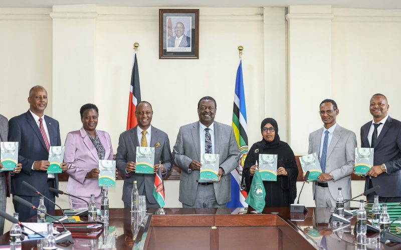 Prime Cabinet Secretary Musalia Mudavadi signs the IGAD Protocol on Transhumance. PHOTO/@OfficePCS_KE/X