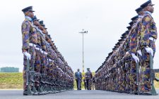 President William Ruto inspects guard of honour. PHOTO/PCS