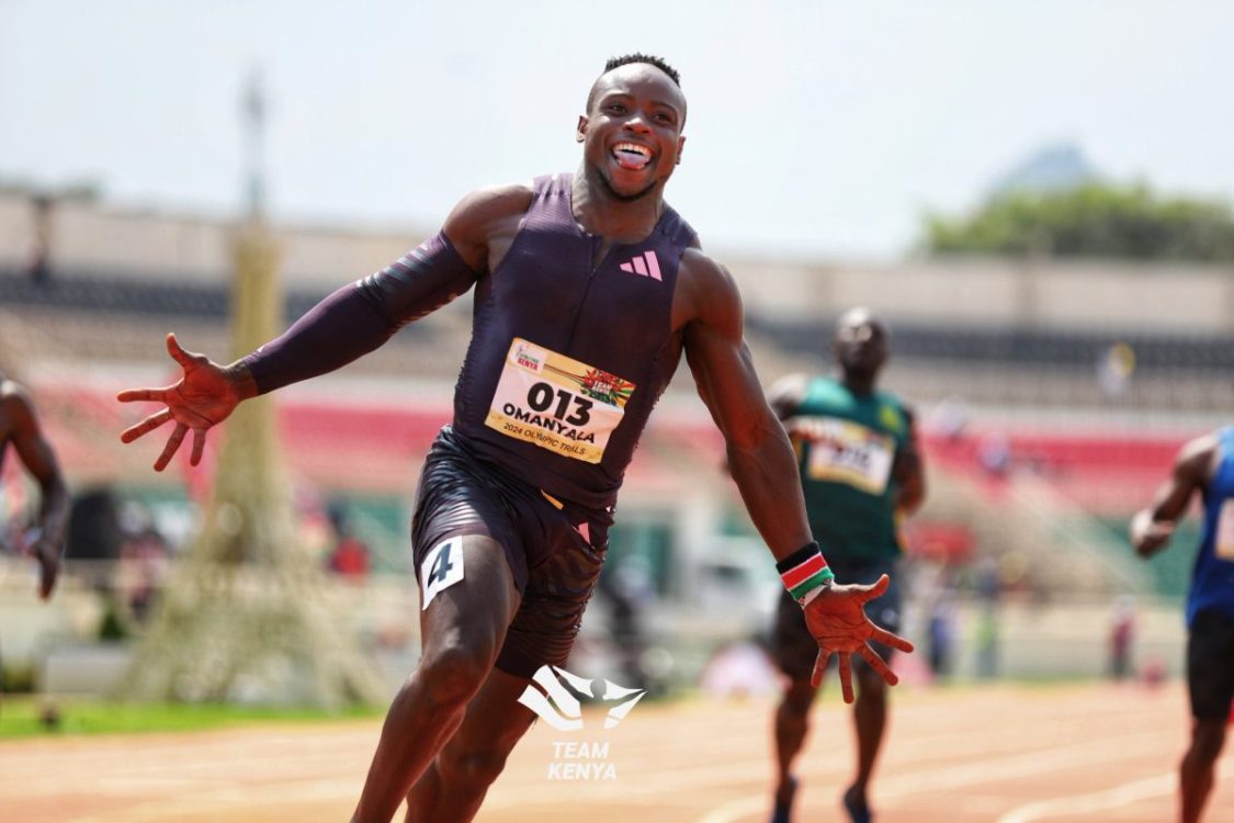 Ferdinand Omanyala ran 9.79 to win the 100m finals at the Kenyan Olympic Trials.