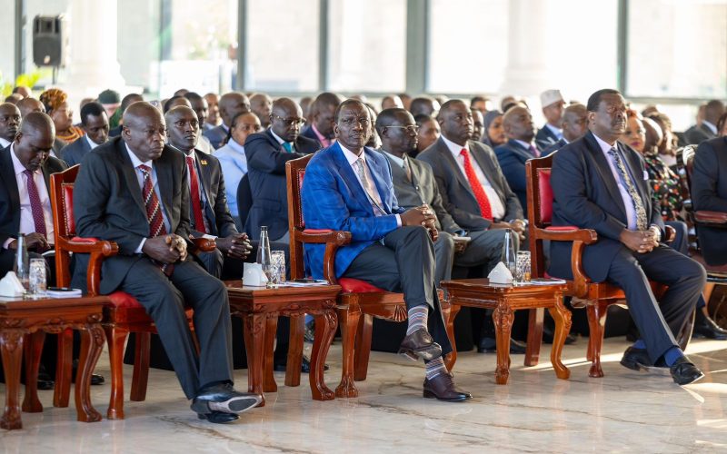 Kenya Kwanza Parliamentary Group meeting at State House, Nairobi. PHOTO/Kimani Ichung’wah/X