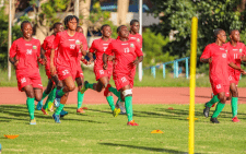Junior Starlets in training ahead of FIFA U17 World Cup women's qualifier against DR Congo. PHOTO/FKF