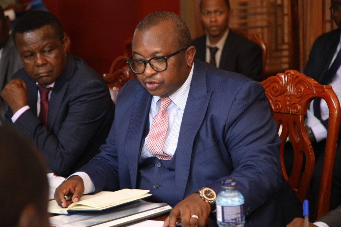 Principal Secretary for the State Department for Housing and Urban Development Charles Hinga appearing before a Parliamentary Committee on June 4, 2024. PHOTO/Parliament of Kenya/Facebook