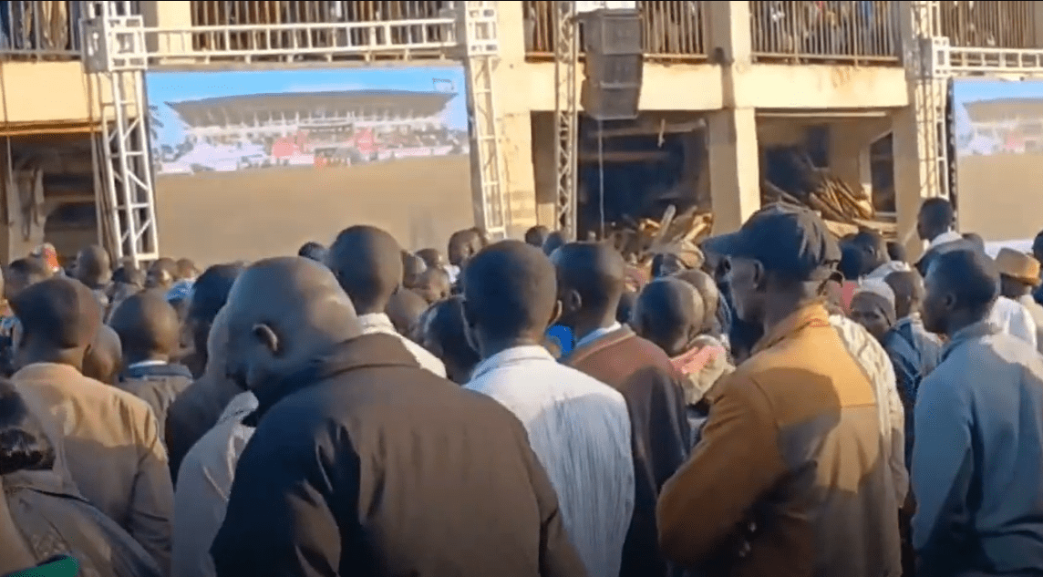 PHOTOS: Dozens locked out of Madaraka Day fete at Masinde Muliro stadium in Bungoma