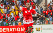 Junior Starlets' Valerie Nekesa celebrates after scoring against Burundi in the FIFA U-17 World Cup Qualifier. PHOTO/@StarletsKE/X
