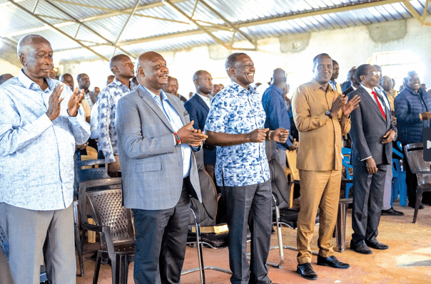 President Ruto attends a Sunday service at Pentecostal Evangelistic Fellowship of Africa church in Lolgorian, Narok county.