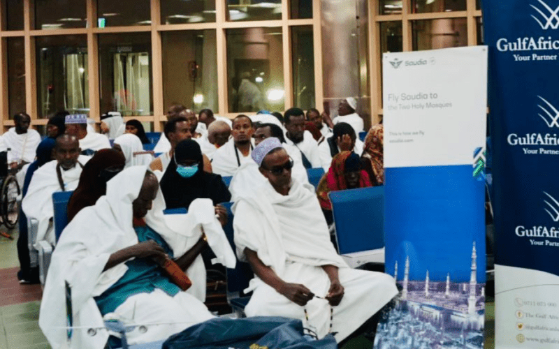 Muslim faithfuls headed to Mecca for Hajj pilgrimage. PHOTO/@HonAdenDuale/X