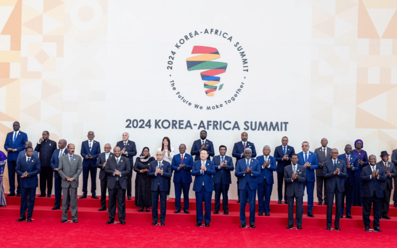 Africam Presidents at Korea-Africa Summit in Seoul. PHOTO/@WilliamsRuto/X