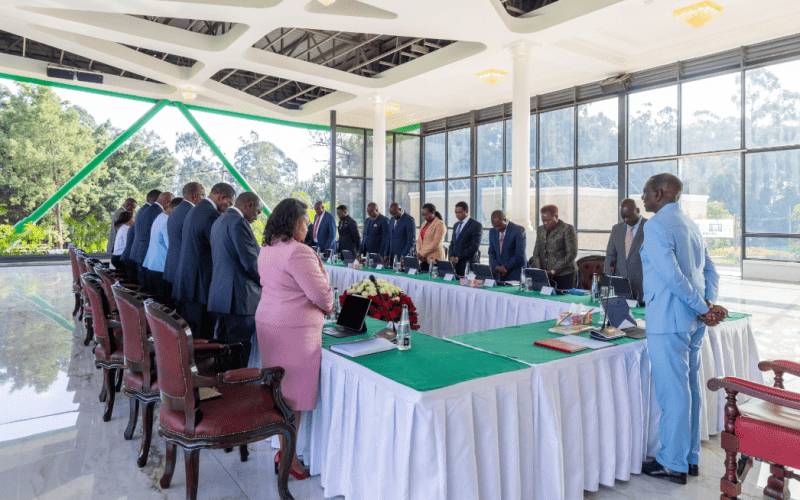 President Ruto chairs cabinet meeting at State House. PHOTO/@WilliamsRuto/X