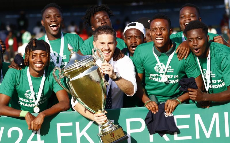 Gor Mahia crowned Football Kenya Federation Premier League 2023/24 season champions. PHOTO/Reuben Ndolo