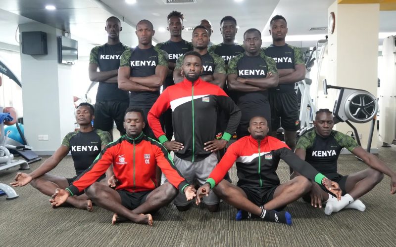 Kenya Kabaddi team pose for a photo. PHOTO/Kenya Kabaddi Union/X