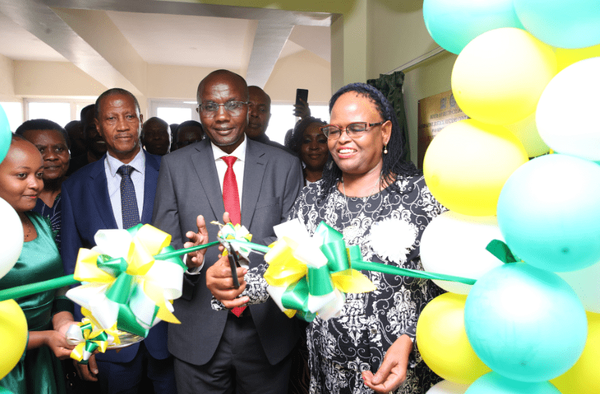 Chief Justice Martha Koome opens the first alternative justice centre in Africa at the Imani Mall in Nakuru County on Tuesday, June 4, 2024. PHOTO/@KenyaJudiciary/X