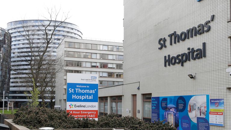 A London hospital that came under suspected Russian cyber attack. PHOTO/Myung Jung Kim/PA