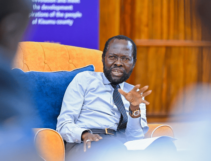 Kisumu County Governor Anyang' Nyong'o has put contractors on notice for harassing county staff. PHOTO/@AnyangNyongo/X.