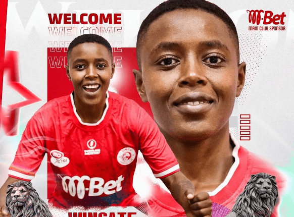 Harambee Starlets defender Wincate Kaari. PHOTO/Simba Sc