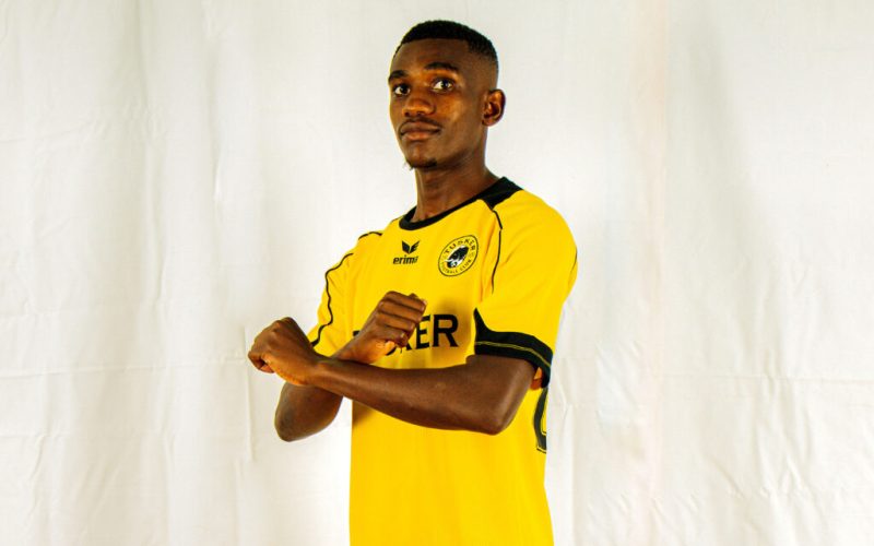 Tusker FC new striker Jacob Onyango. PHOTO/@Tuskerfc/x