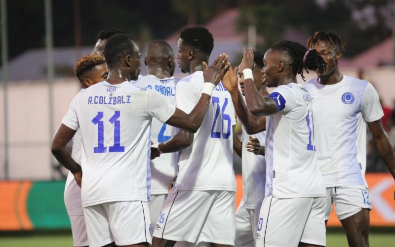 Red Arrows celebrate a goal against Gor Mahia in CECAFA Cup tourney. PHOTO/CECAFAOnline