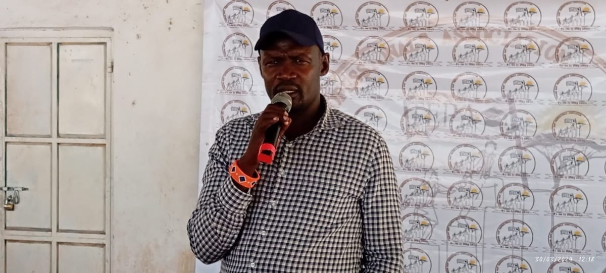 Turkana South MP John Ariko Namoit during a past event. PHOTO/https://www.facebook.com/Kanamoariko/